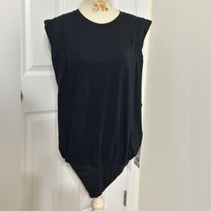 Lululemon hour to hour bodysuit sleeveless black size large with tags